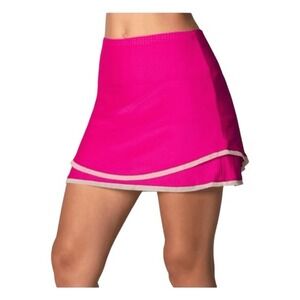 Lucky In Love Birdie Short Mini Golf Skort‎ Guava Pink XS